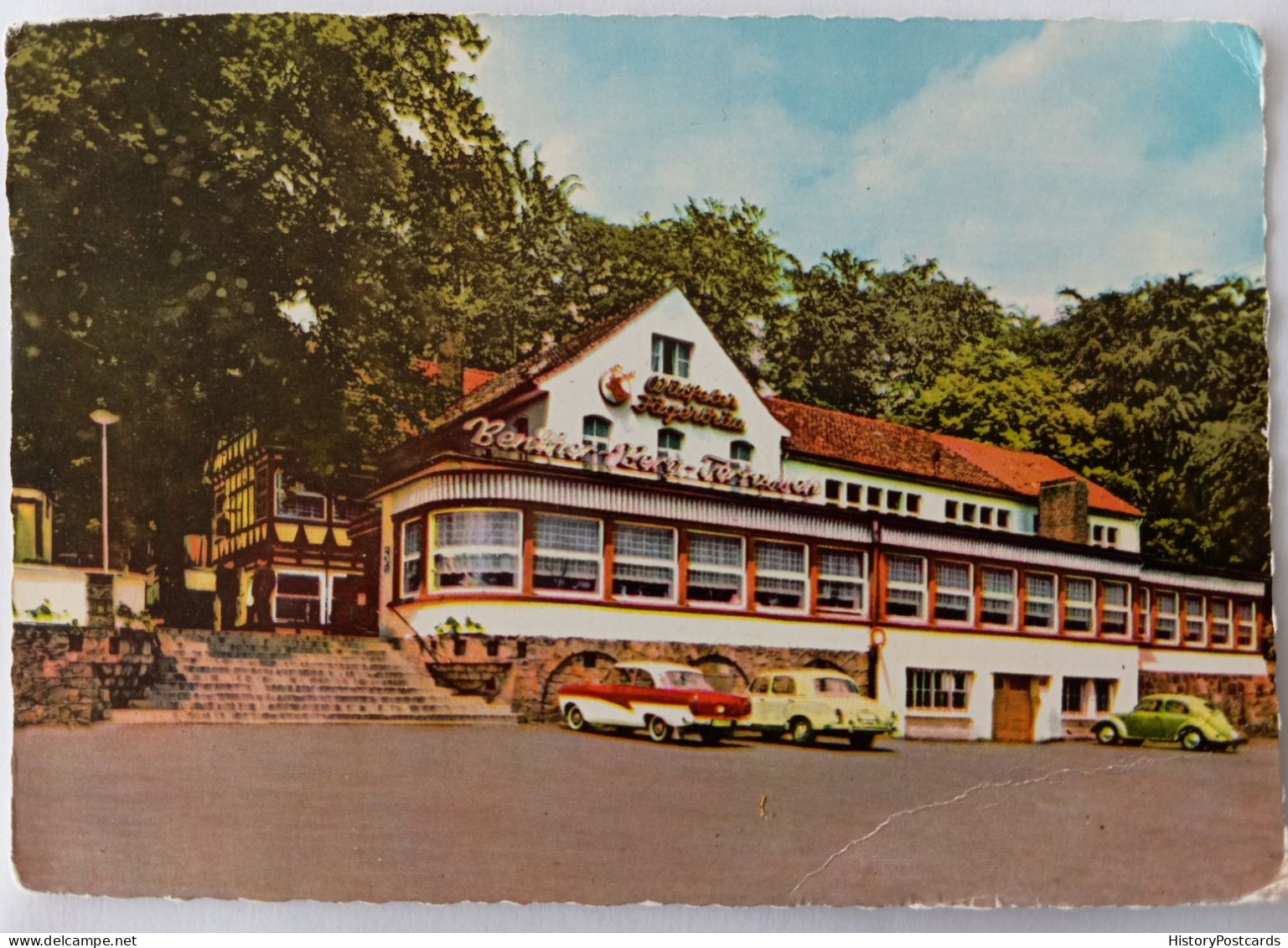 Hannover, Benther-Berg-Terrassen, Autos, Ca. 1960 - Hannover