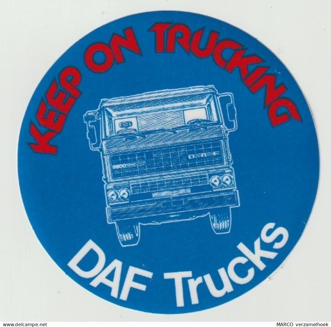 Sticker Daf Trucks Eindhoven (NL) Keep On Trucking - Pegatinas