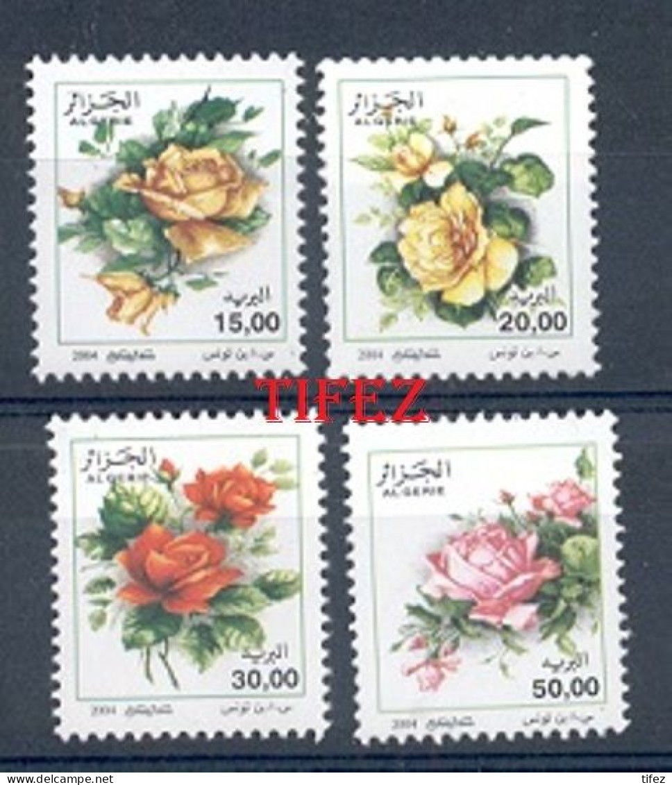 Année 2004-N°1384/1386+1378 Neufs**MNH : LES ROSES (4 Valeurs) - Algérie (1962-...)