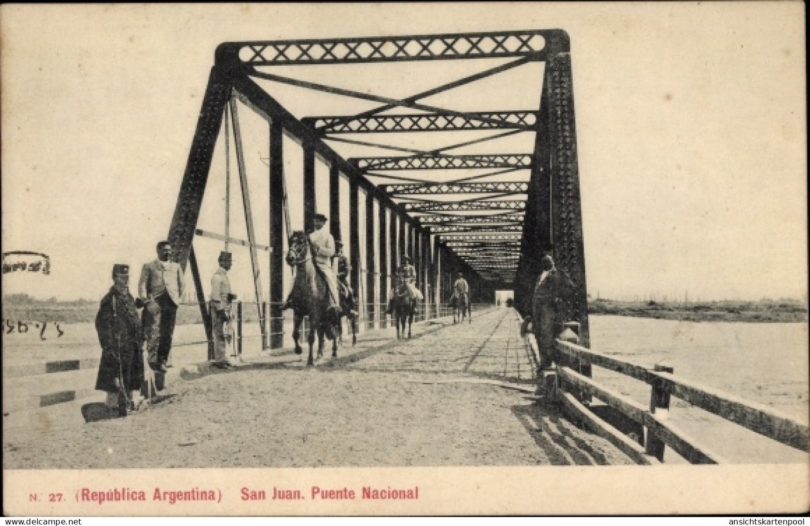CPA San Juan Argentinien, Nationalbrücke - Argentinië