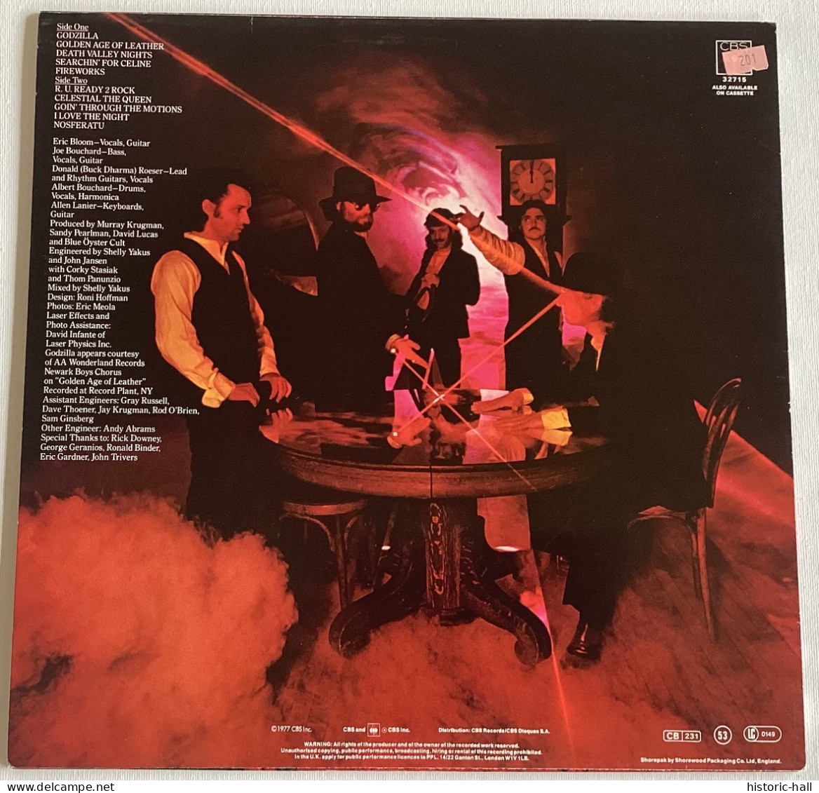 BLUE ÖYSTER CULT - Spectres - LP - 1977 - UK Press - Rock