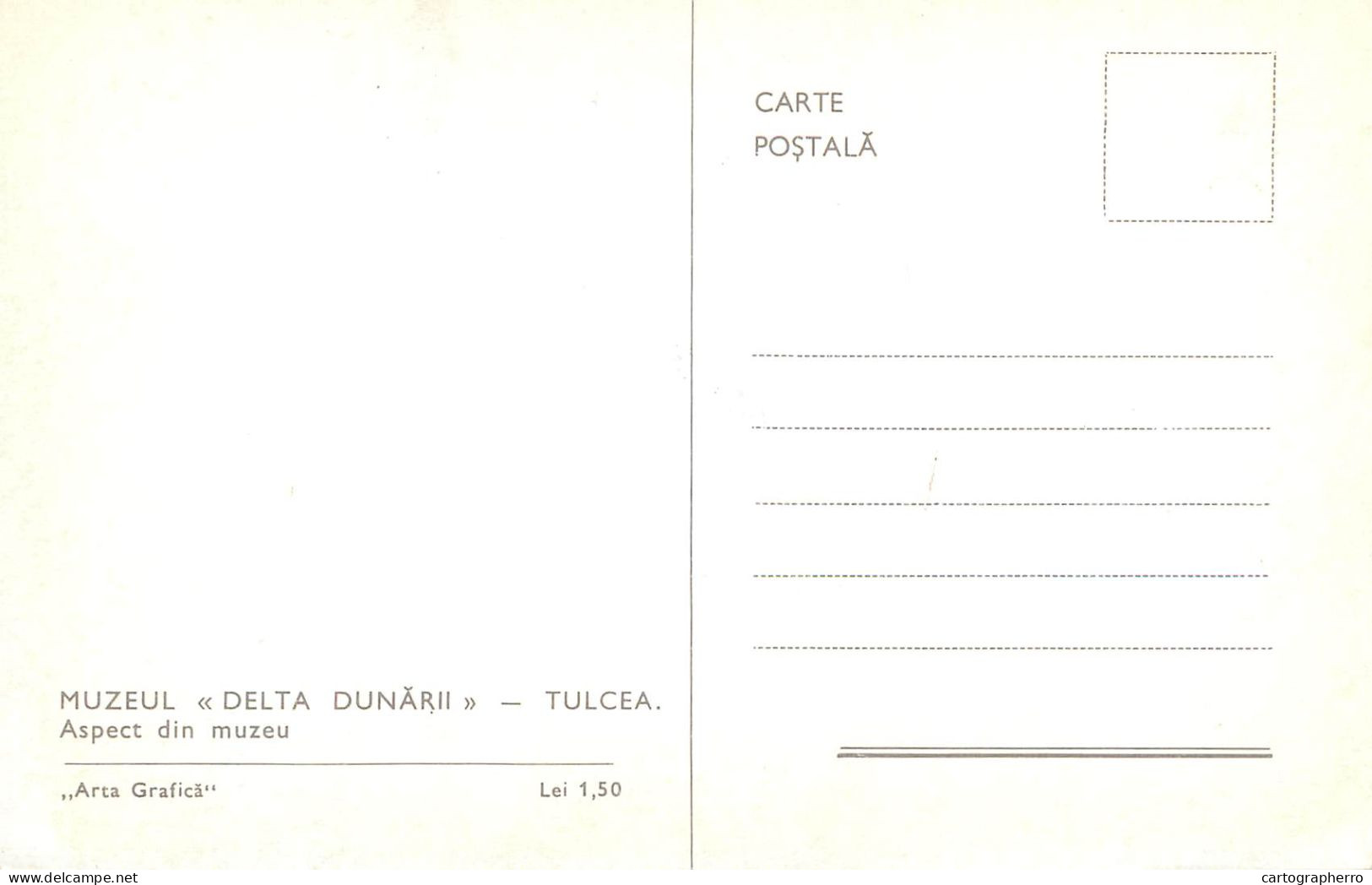 Postcard Romania Muzeul Delta Dunarii Tulcea - Romania