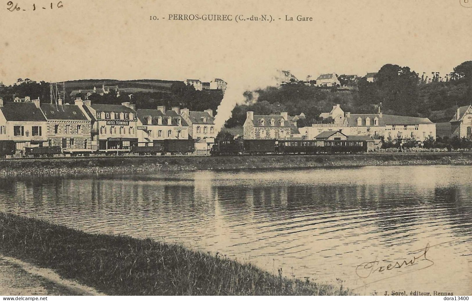 CPA22- PERROS-GUIREC- La Gare - Perros-Guirec