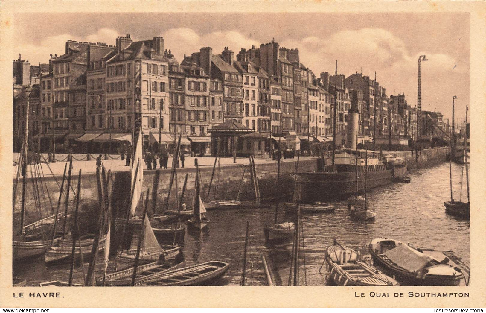 FRANCE - Le Havre - Vue Sur Le Quai De Southantpton - Bateaux - Le Port - Animé - Vue D'ensemble- Carte Postale Ancienne - Haven