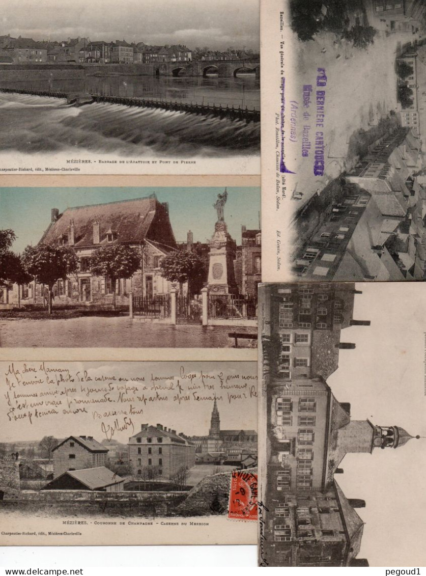 dpt ARDENNES . LOT 80 CARTES POSTALES. LIVRAISON OFFERTE   achat immédiat