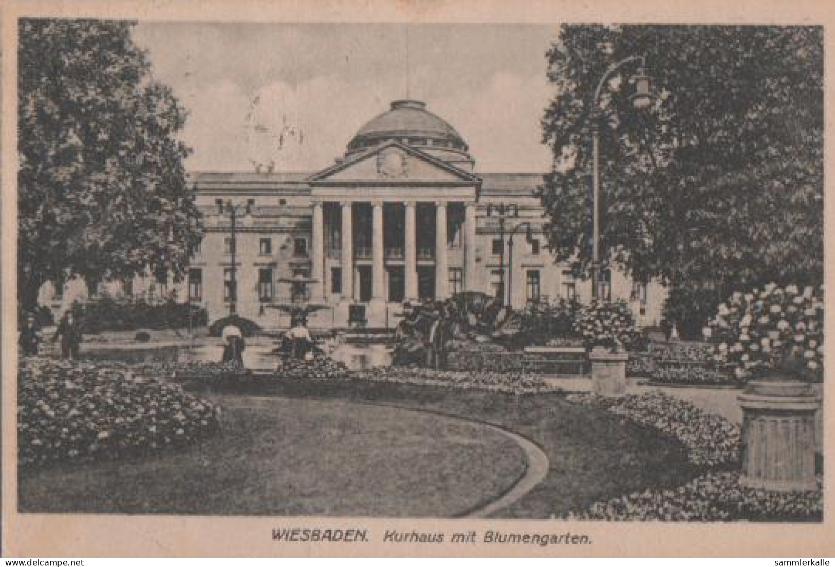 11979 - Wiesbaden - Kurhaus Mit Blumengarten - Ca. 1935 - Wiesbaden