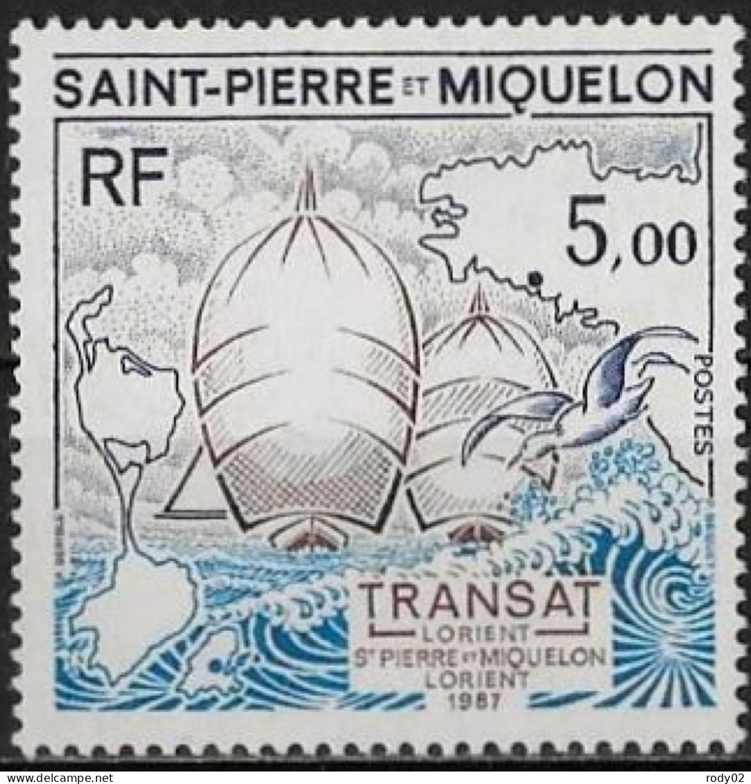 SAINT PIERRE ET MIQUELON - VOILE - N° 477 - NEUF** MNH - Segeln