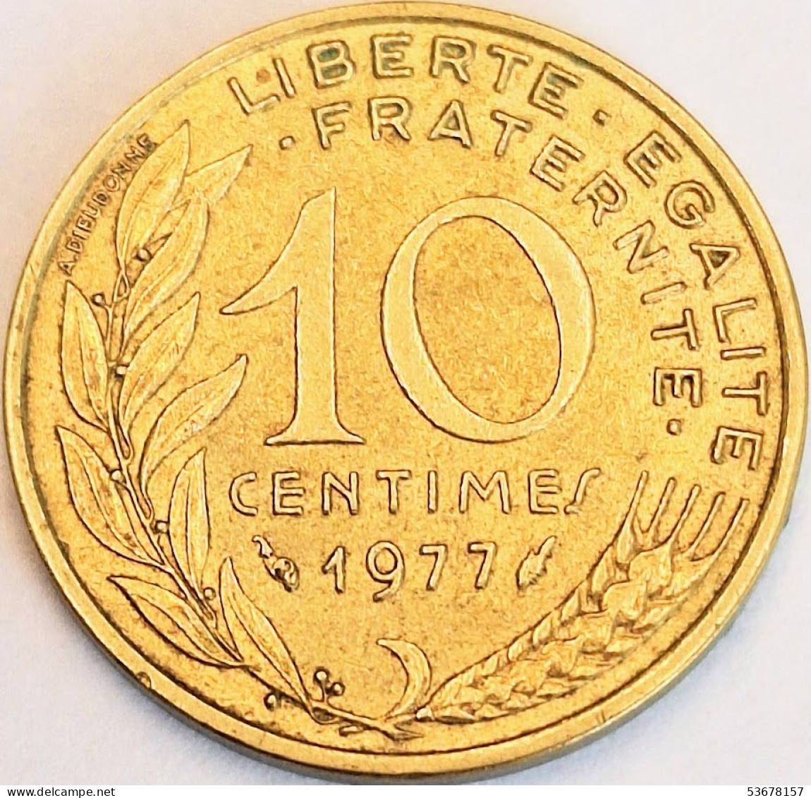 France - 10 Centimes 1977, KM# 929 (#4227) - 10 Centimes