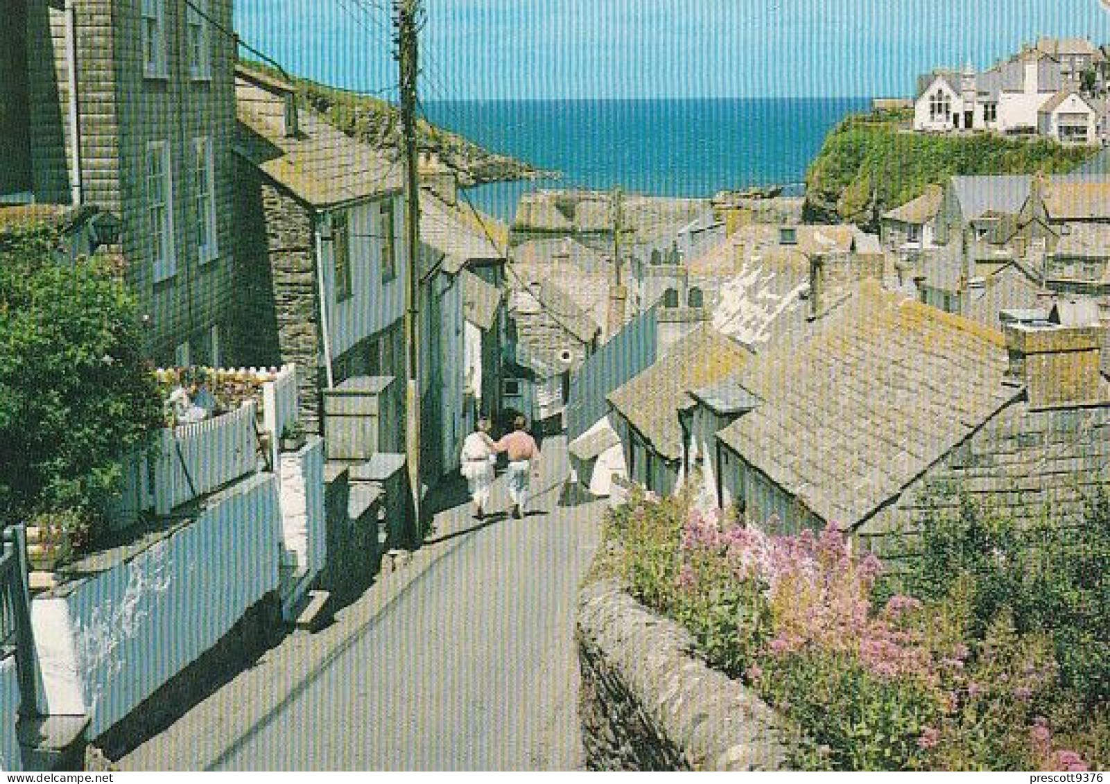 Church Hill, Port Isaac  - Cornwall - Unused Postcard - Cor5 - Newquay