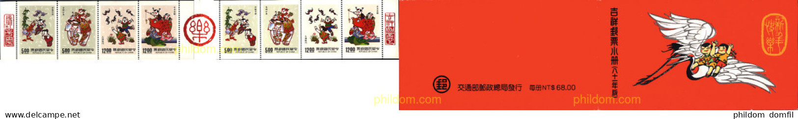 2190 MNH CHINA. FORMOSA-TAIWAN 1992 FELICITACIONES TRADICIONALES - Nuovi