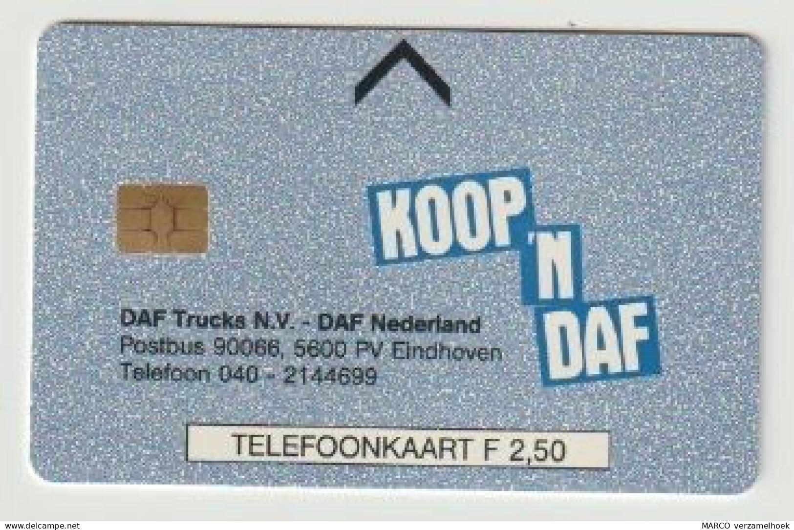 Telefoonkaart-télécarte DAF Trucks Eindhoven (NL) Bedrijfsauto RAI Amsterdam 1996 - Privat