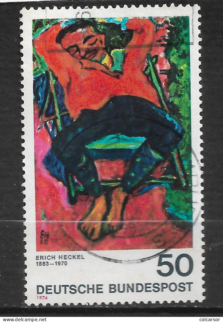 ALLEMAGNE FÉDÉRALE  N°   669  KIRCHNER " - Gebraucht