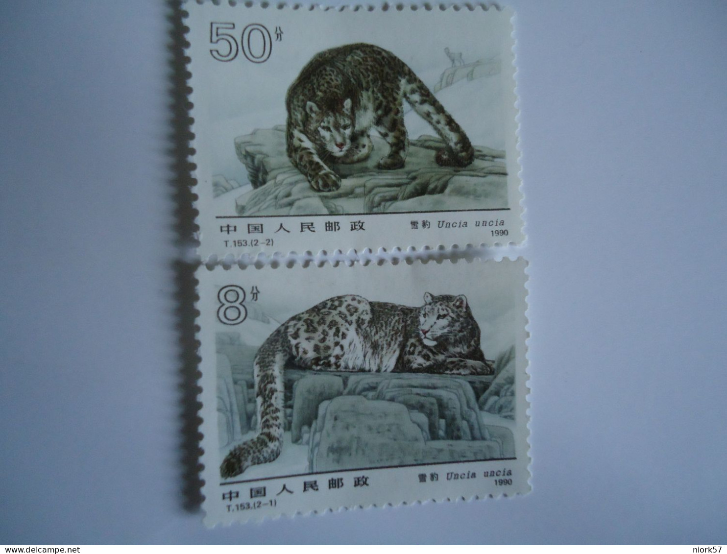 CHINA  2 MNH  STAMPS  ANIMALS  TIGER 1980 - Félins