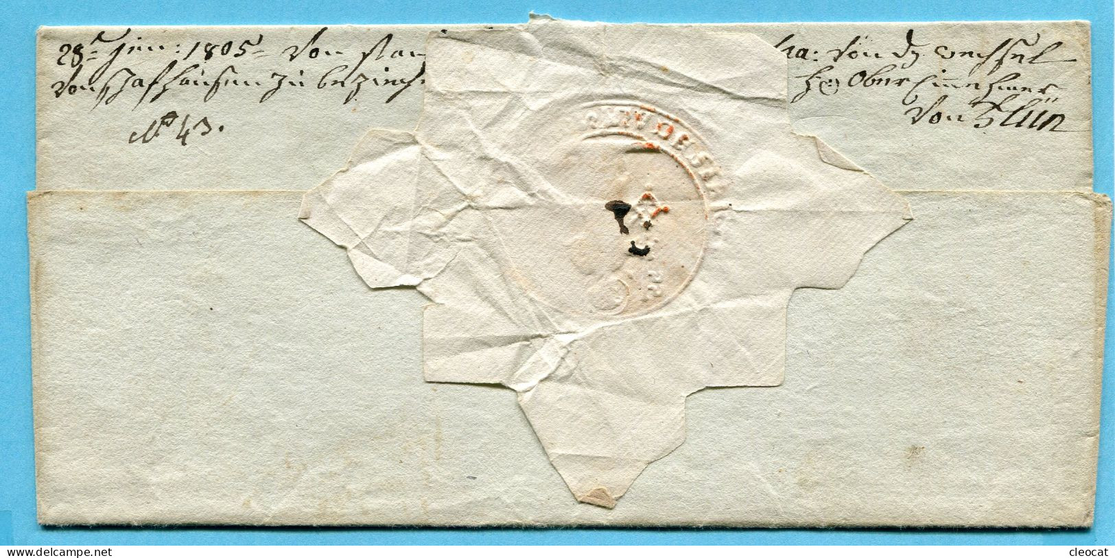 Umschlag Von Stans Nach Sarnen 1805 - ...-1845 Prephilately