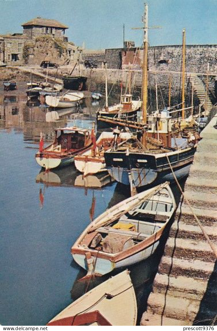 Mevagissey Harbour  - Cornwall - Unused Postcard - Arthur Dixon - Cor5 - Other & Unclassified