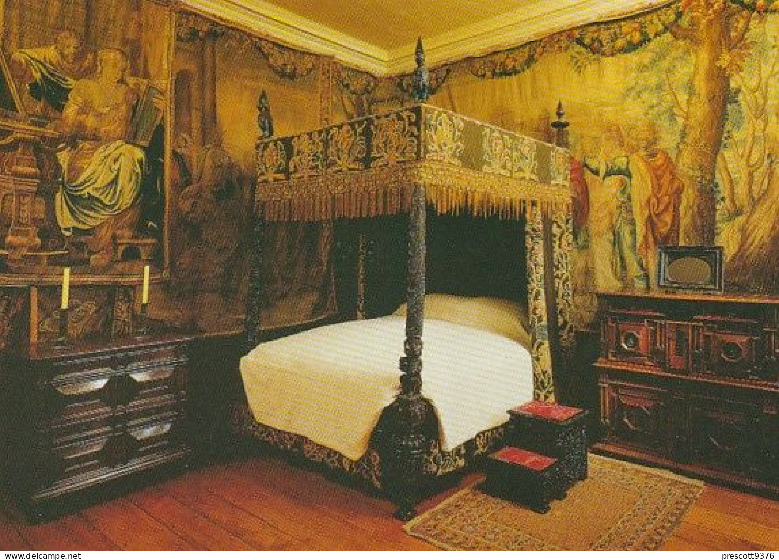 King Charles Room, Cotehele House - Cornwall - Unused Postcard - Cor5 - Autres & Non Classés