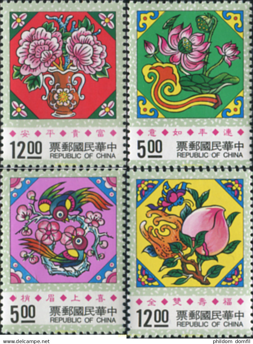 25774 MNH CHINA. FORMOSA-TAIWAN 1993 FELICITACIONES TRADICIONALES - Nuovi