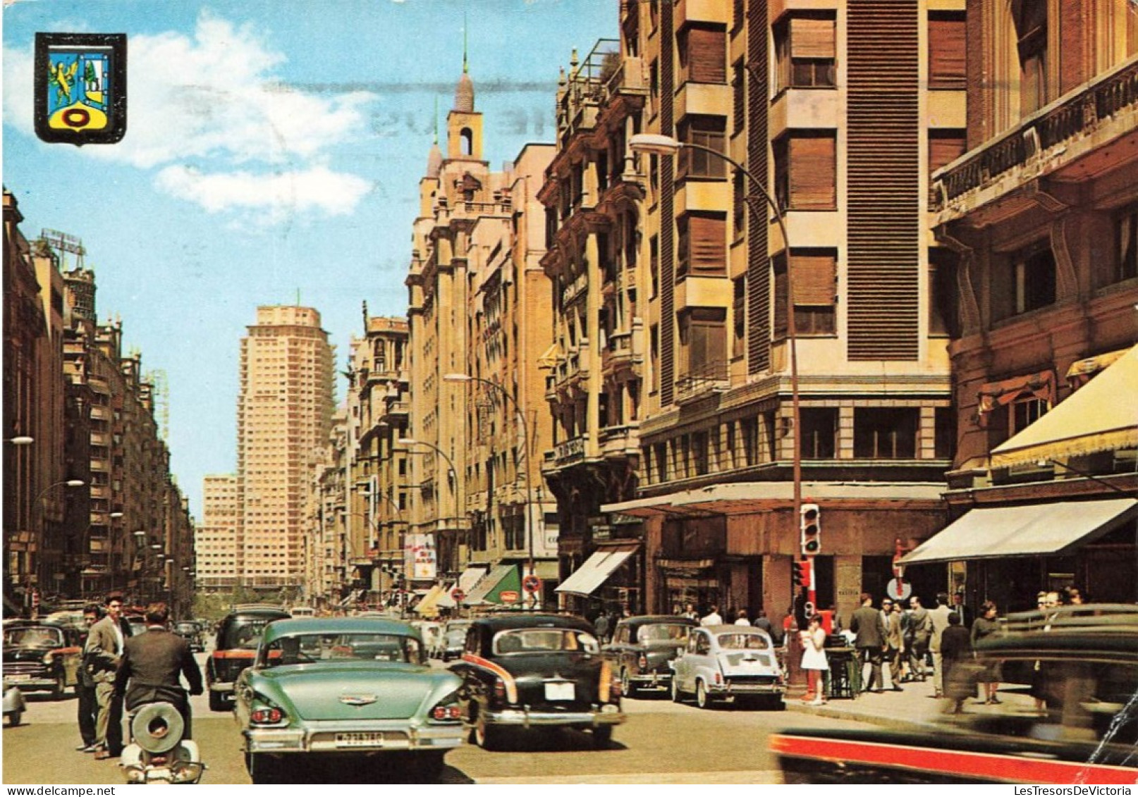 ESPAGNE - Madrid - Avenue José Antonio - Carte Postale - Madrid