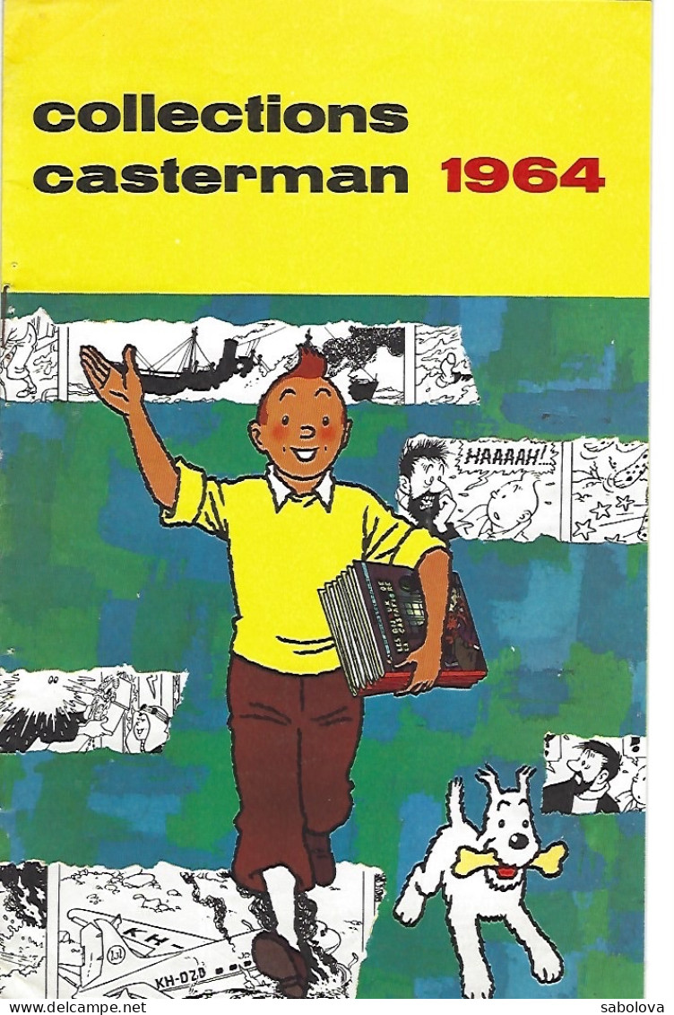 Catalogue TINTIN Casterman 1964 12 Pages - Objets Publicitaires