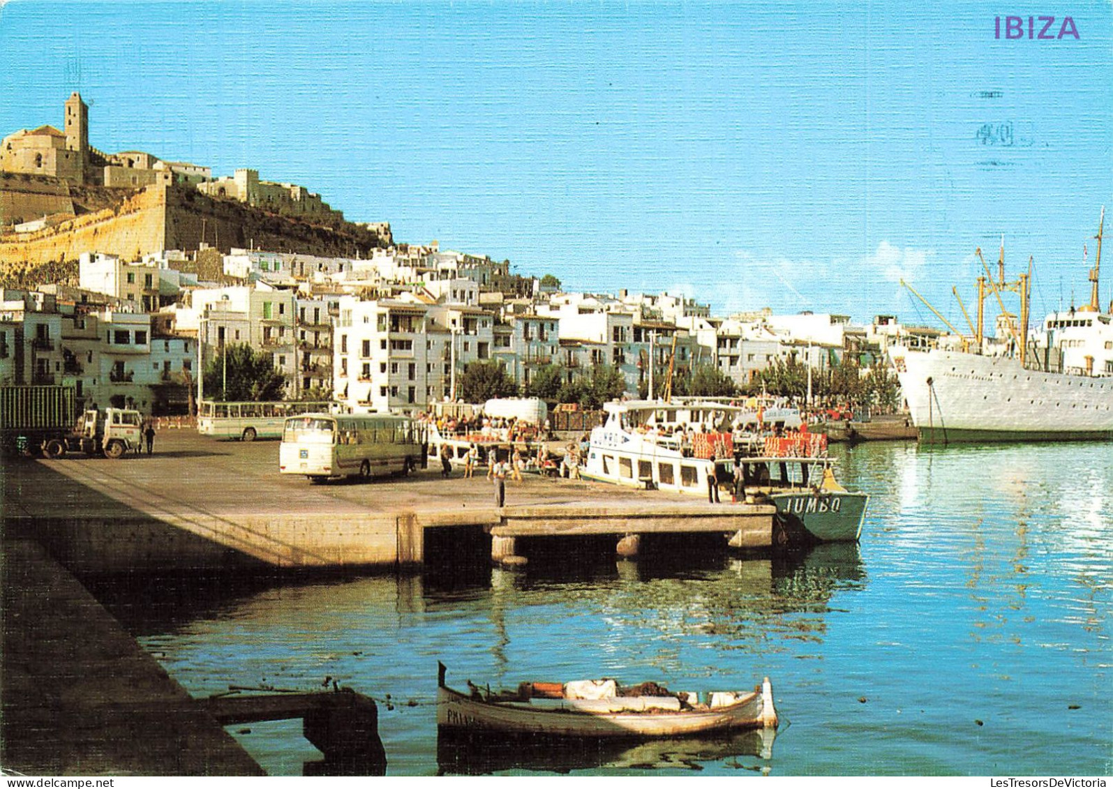 ESPAGNE - Ibiza - Port - Animé - Carte Postale - Ibiza