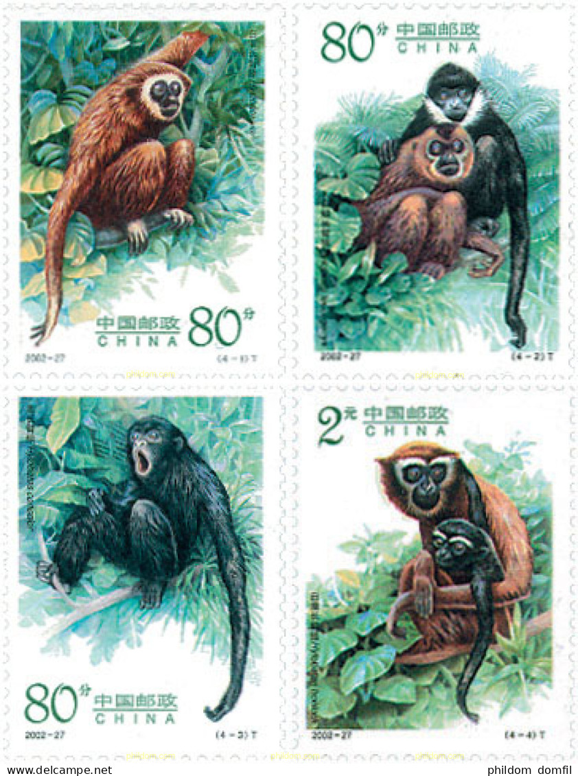 113681 MNH CHINA. República Popular 2002 MONOS - Unused Stamps