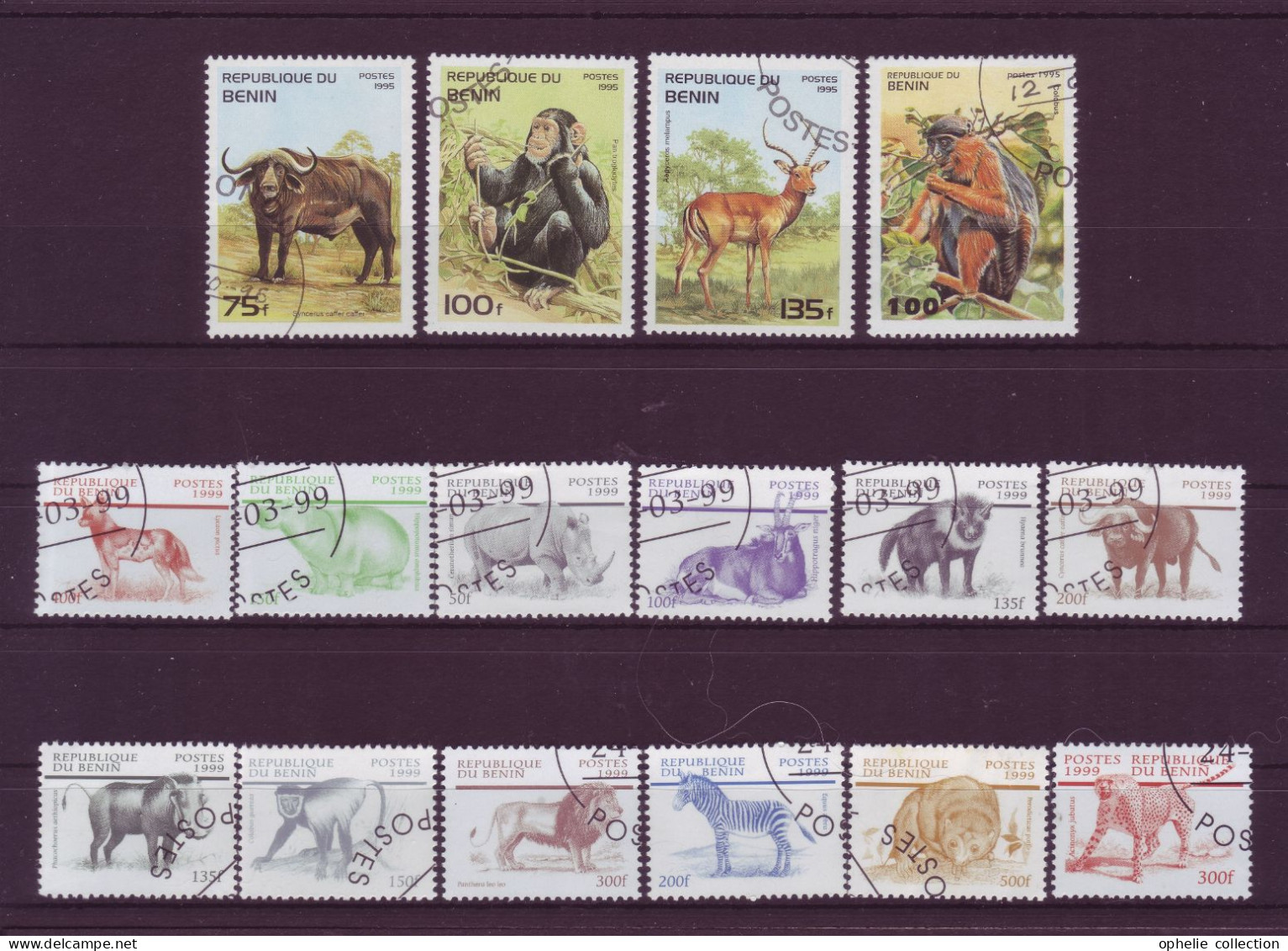 Afrique - Bénin - Faune - 16 Timbres Différents - 7013 - Benin - Dahomey (1960-...)