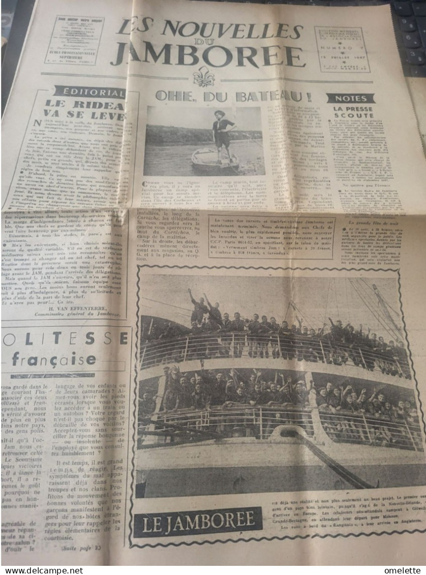 SCOUTISME /JAMBOREE 1947 MOISSON .RENDEZ VOUS DE LA PAIX /8 PREMIERS NUMEROS - 1900 - 1949