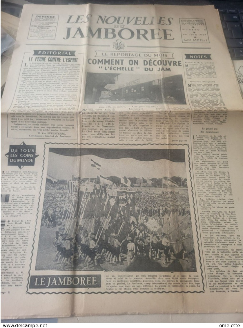 SCOUTISME /JAMBOREE 1947 MOISSON .RENDEZ VOUS DE LA PAIX /8 PREMIERS NUMEROS