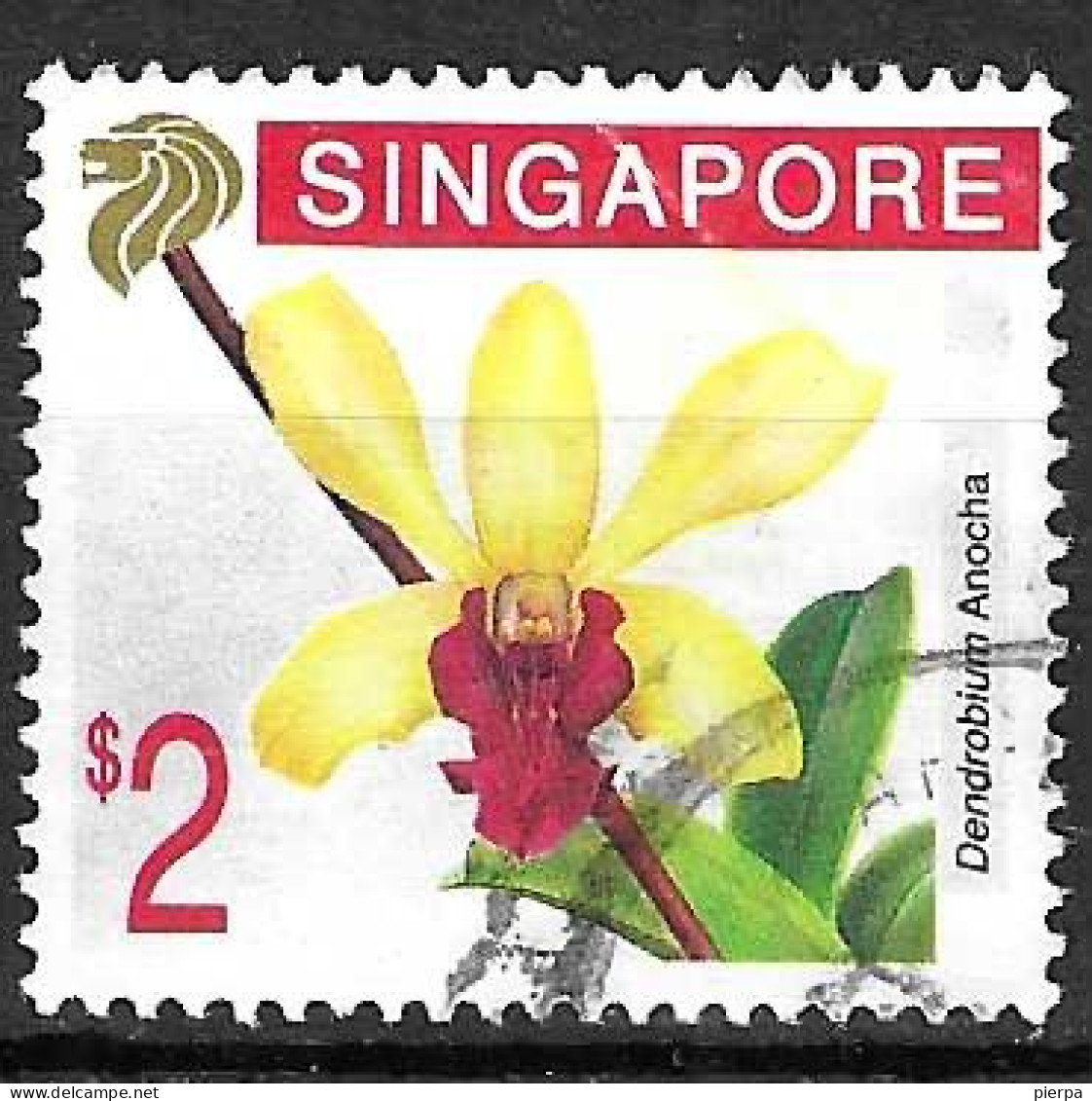 SINGAPORE - 1991 - SINGAPORE 1995 - $2 - USATO (YVERT 607 - MICHEL 628) - Singapour (1959-...)