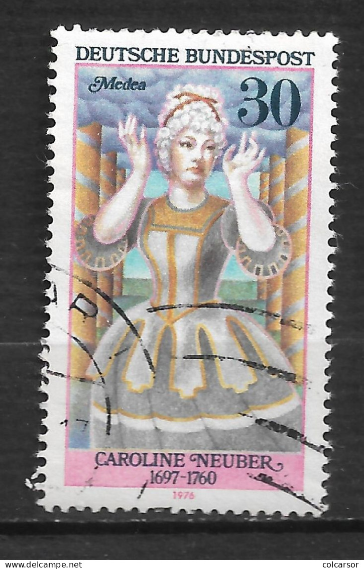 ALLEMAGNE FÉDÉRALE  N°   757 " ACTRICES " - Gebraucht