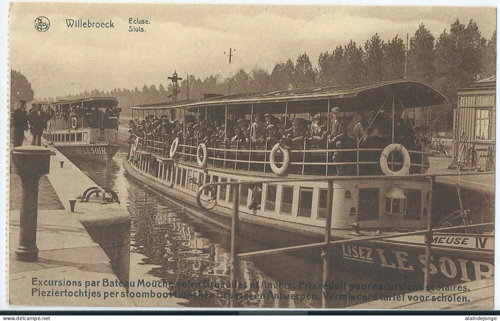 Willebroek - Willebroeck - Ecluse - Sluis - 1906 - Willebrök