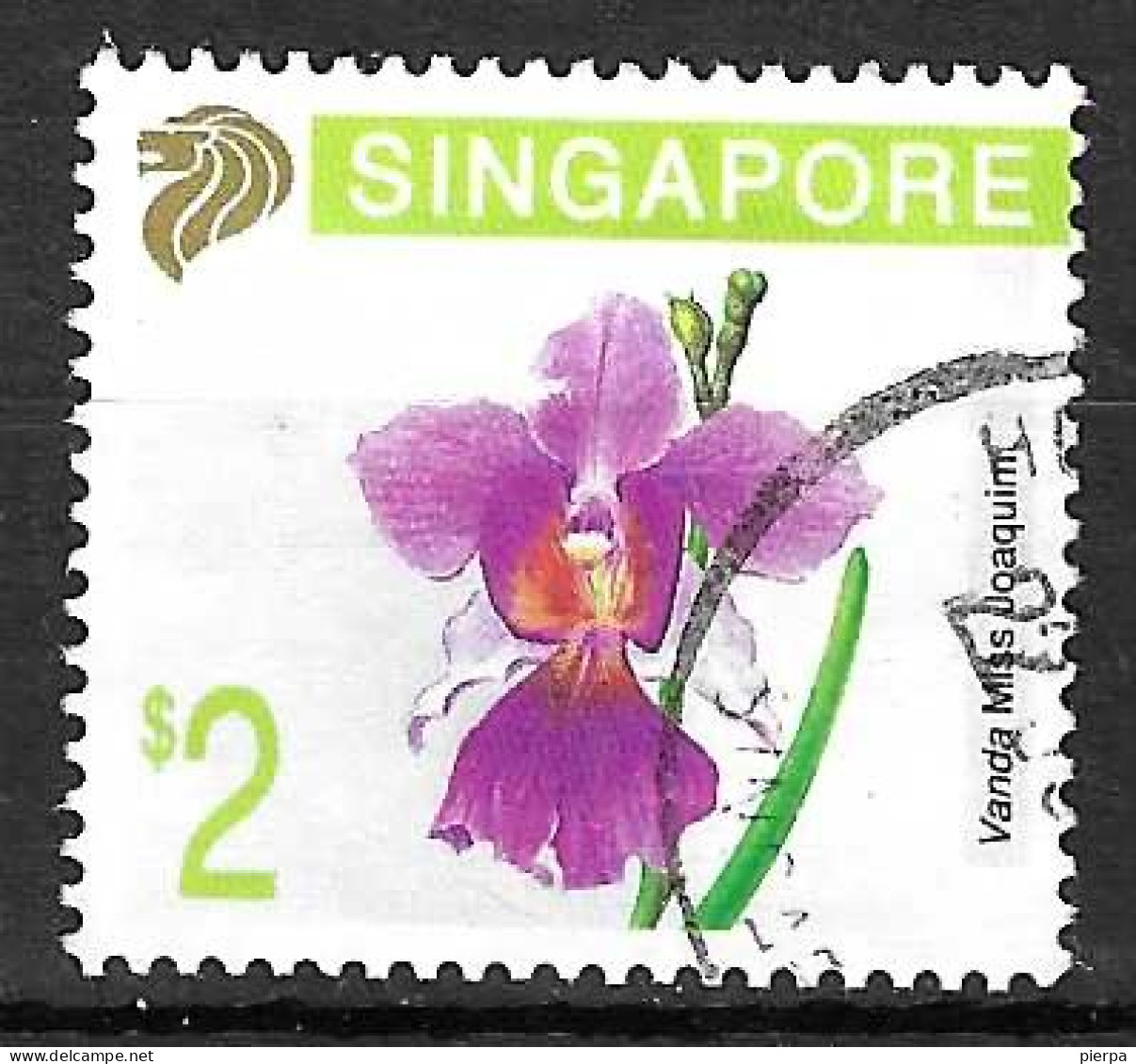 SINGAPORE - 1991 - SINGAPORE 1995 - $2 - USATO (YVERT 606 - MICHEL 627) - Singapour (1959-...)