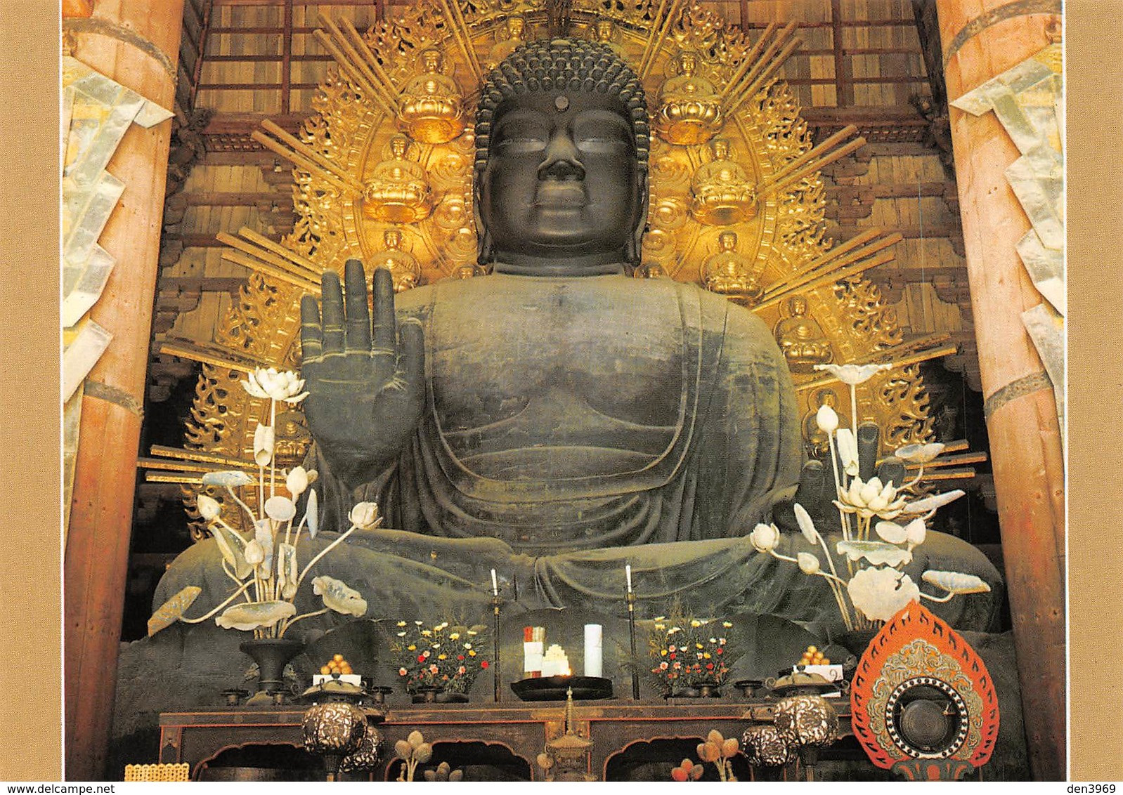 Japon - NARA - Temple Todaiji - Statue En Bronze De Bouddha, La Plus Grande Du Monde - Otros & Sin Clasificación