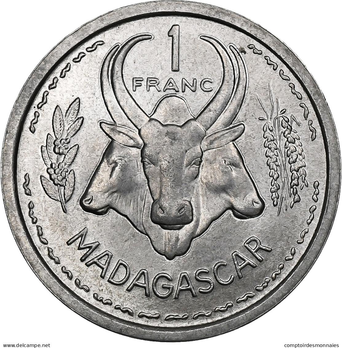 Madagascar, Franc, 1948, Paris, Aluminium, FDC, KM:3 - Madagascar