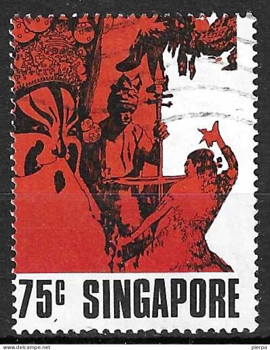 SINGAPORE - 1973 - FESTA NAZIONALE - C75 - USATO (YVERT 181 - MICHEL 185) - Singapore (1959-...)