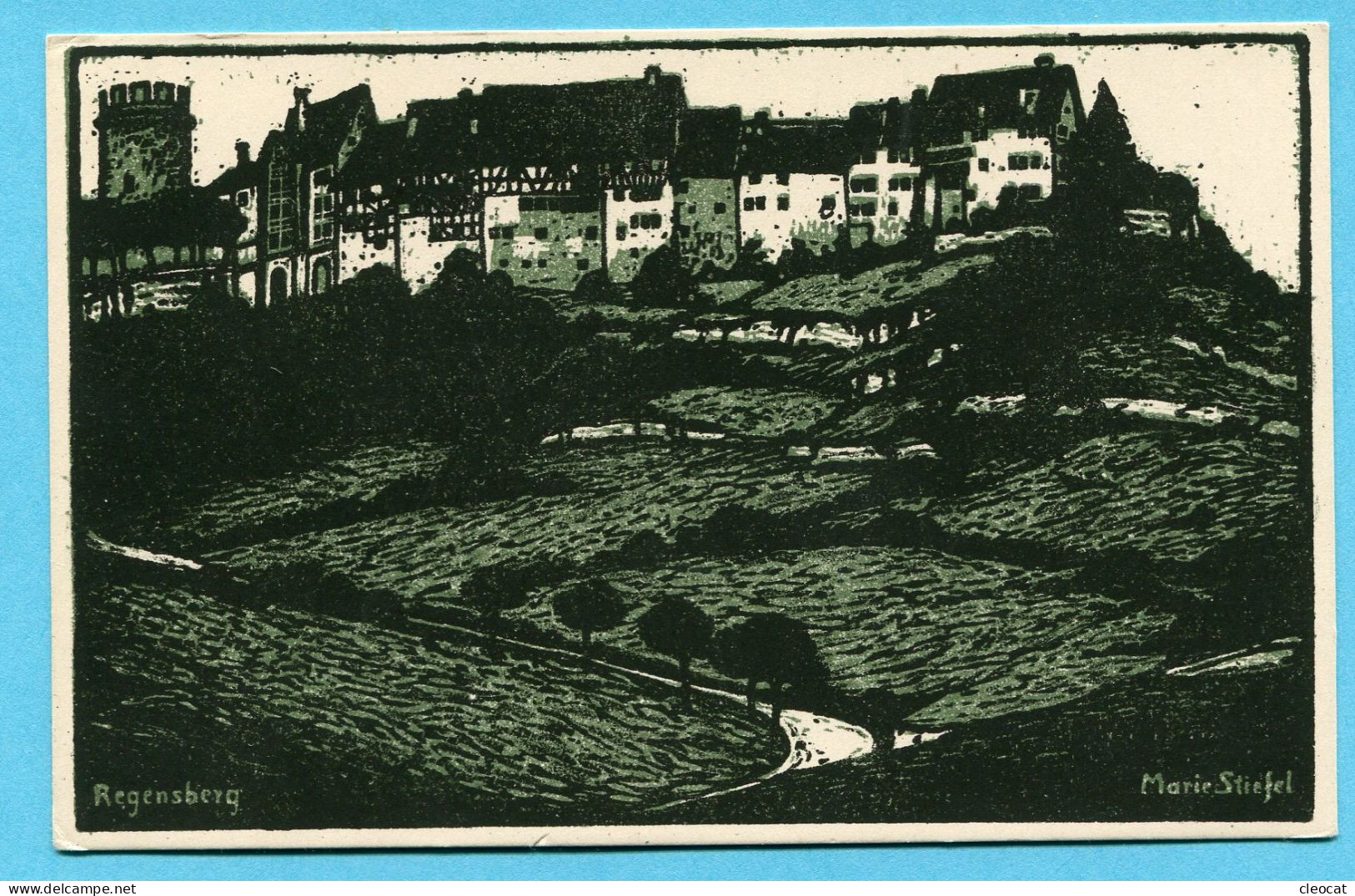 Pro Juventutekarte Nr. 47 - Regensberg - Storia Postale