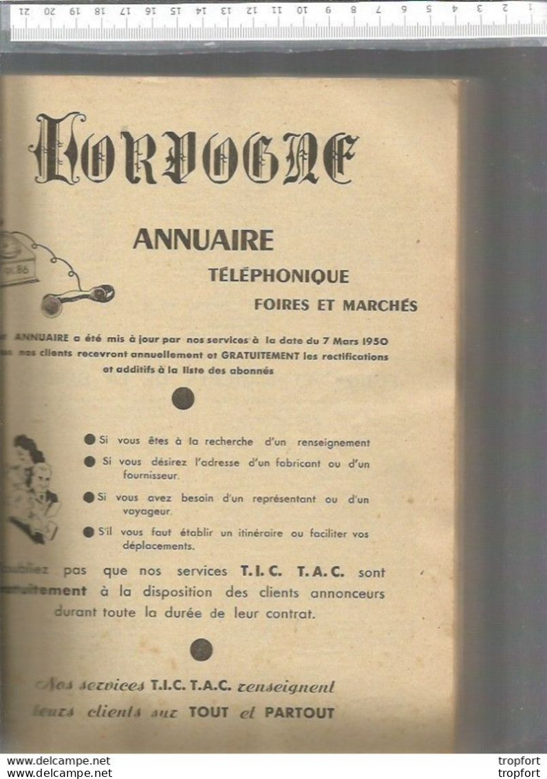 Superbe Annuaire téléphonique de La DORDOGNE Sarlat Nontron bergerac périgueux 200 Pages!!