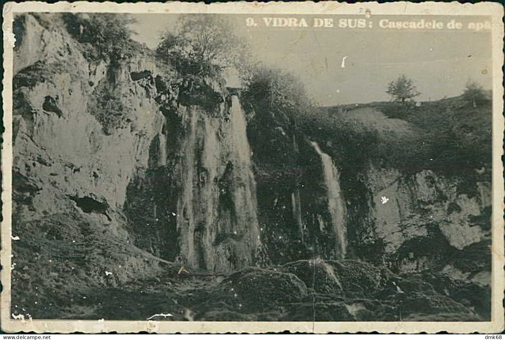 ROMANIA - VIDRA DE SUS - CASCADELE DE APA - MAILED 1940 (18142) - Romania