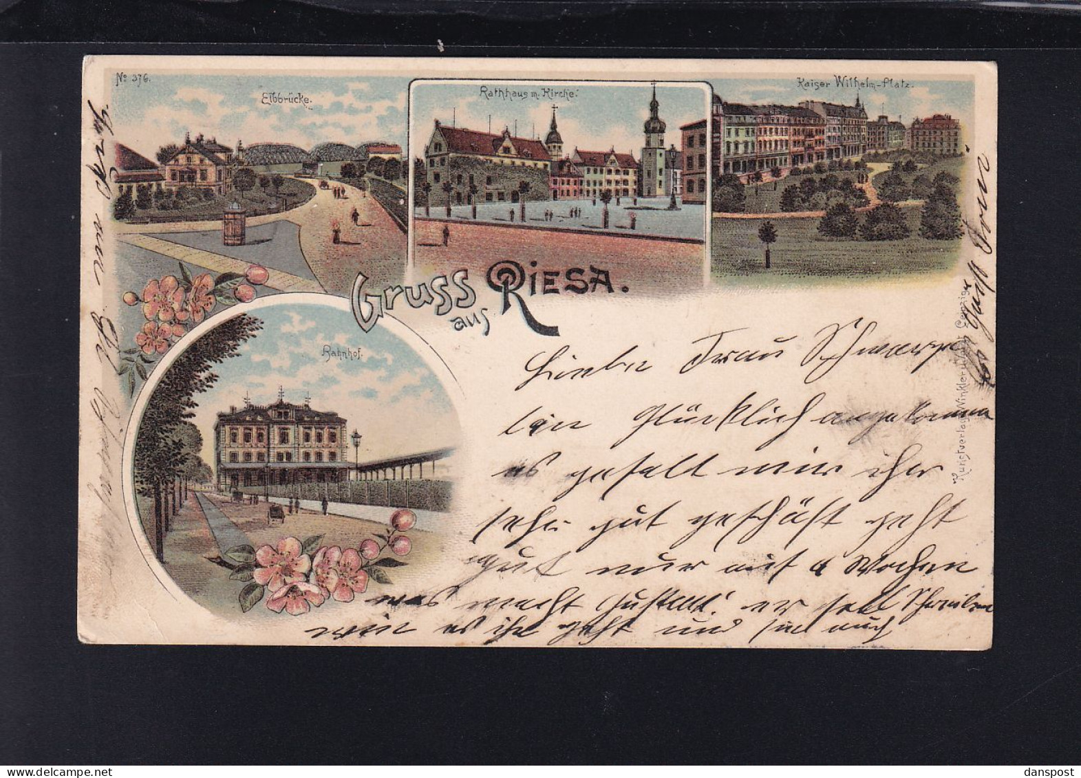 Dt. Reich Litho Riesa 1901 - Riesa