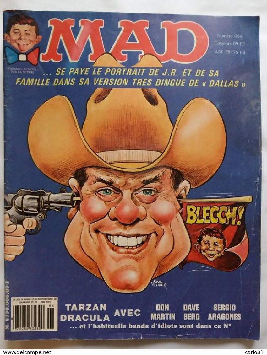 C1 Revue MAD # 6 Grafika 1982 DON MARTIN Jack DAVIS Dave BERG North COKER PORT INCLUS FRANCE - Autre Magazines