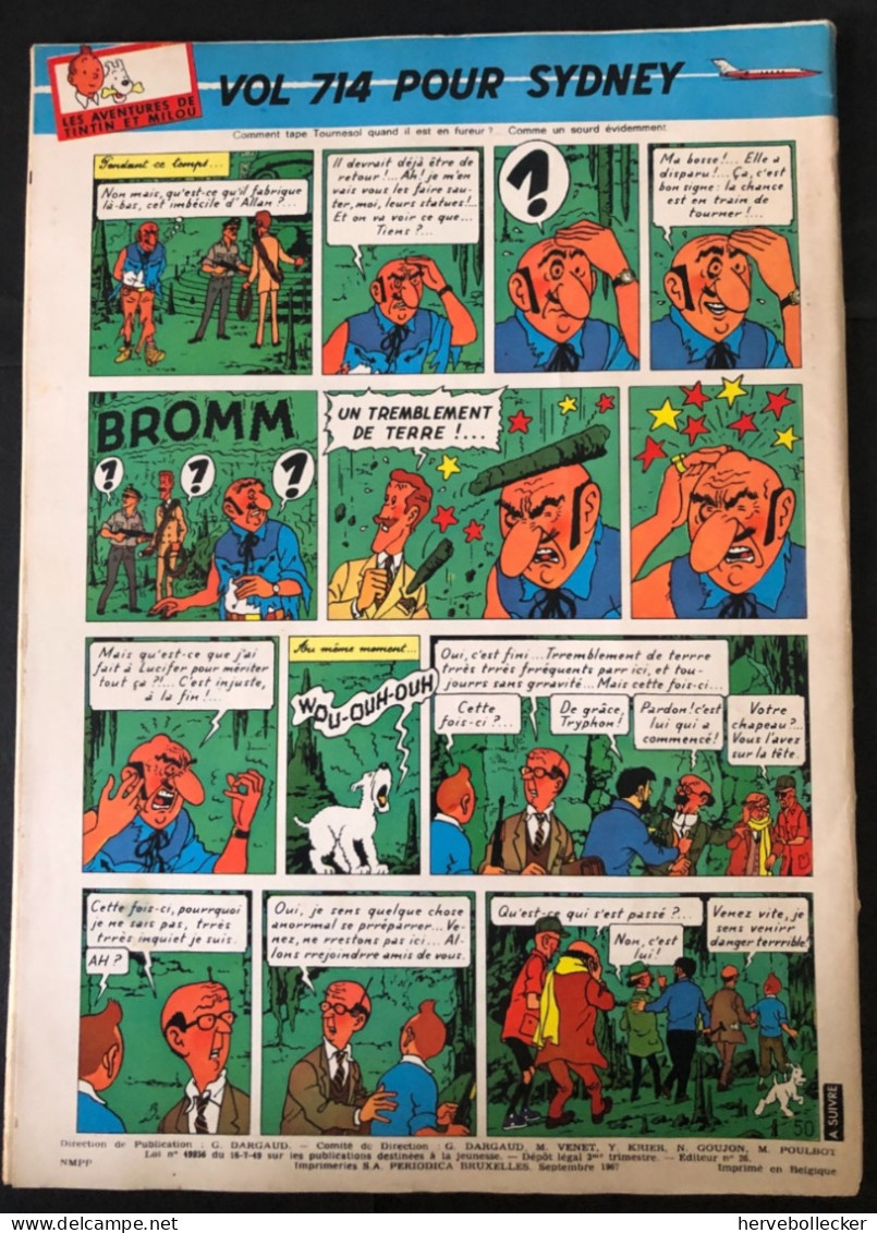 TINTIN Le Journal Des Jeunes N° 985 - 1967 - Tintin