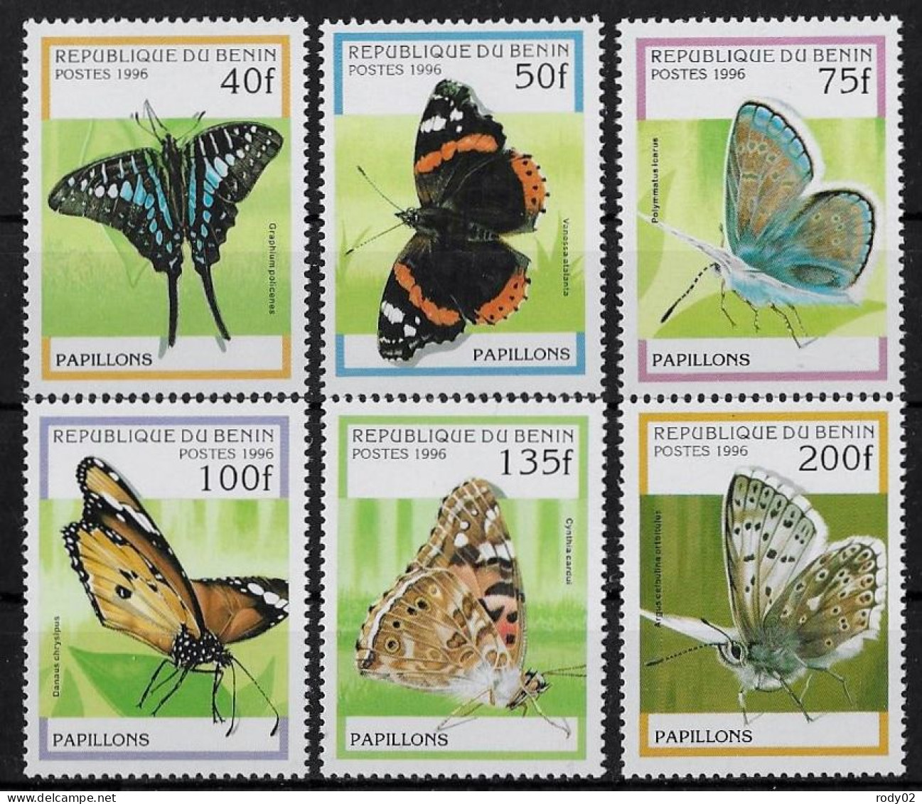 BENIN - PAPILLONS - N° 710N A 710T - NEUF** MNH - Schmetterlinge