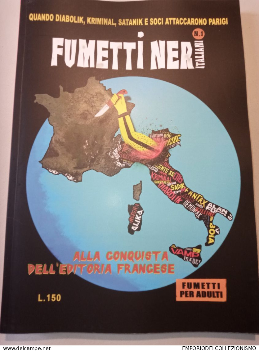 3 Libri Fumetti Neri Italiani Diabolik Kriminal Satanik Alika Zakimort Vamp Demoniak Sadik Jnfernal Killing Genius Bang - Diabolik