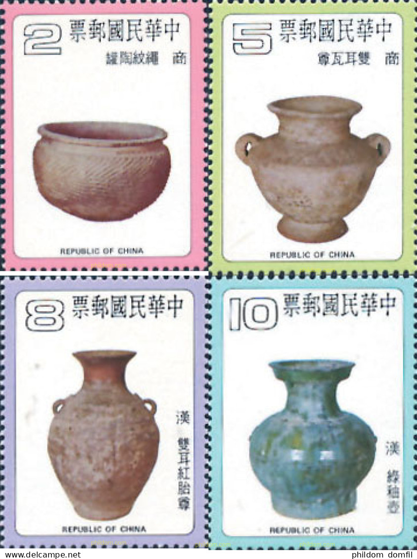 205708 MNH CHINA. FORMOSA-TAIWAN 1979 CERAMICA - Unused Stamps