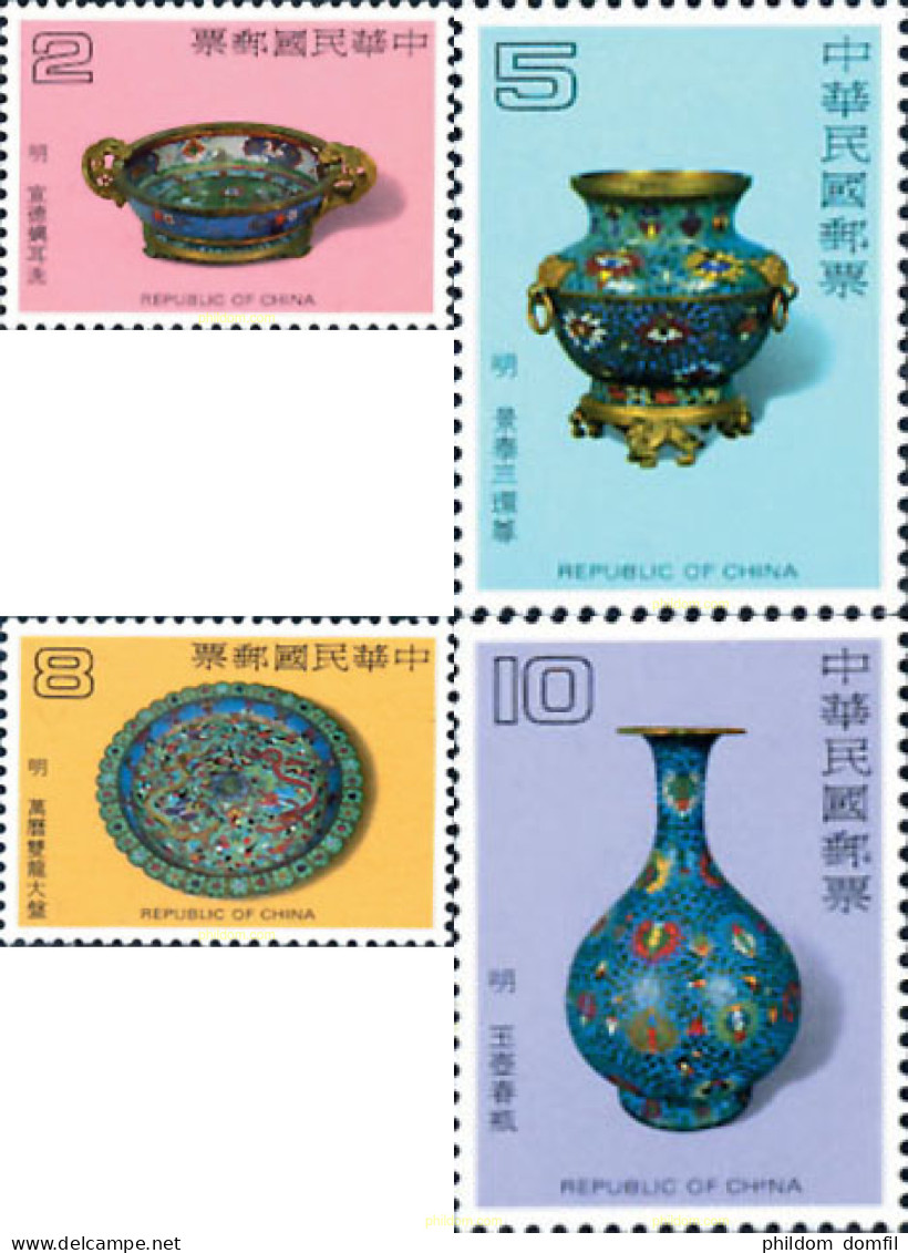 205712 MNH CHINA. FORMOSA-TAIWAN 1981 ARTESANIA ANTIGUA - Unused Stamps