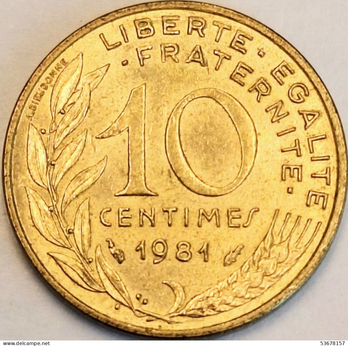 France - 10 Centimes 1981, KM# 929 (#4231) - 10 Centimes