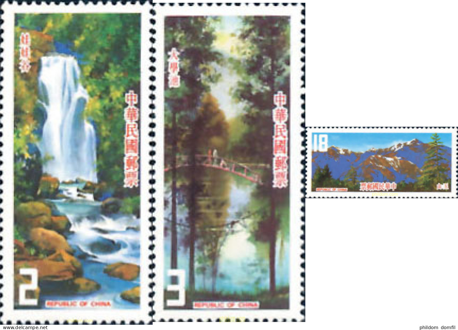 180146 MNH CHINA. FORMOSA-TAIWAN 1983 PAISAJES - Nuevos