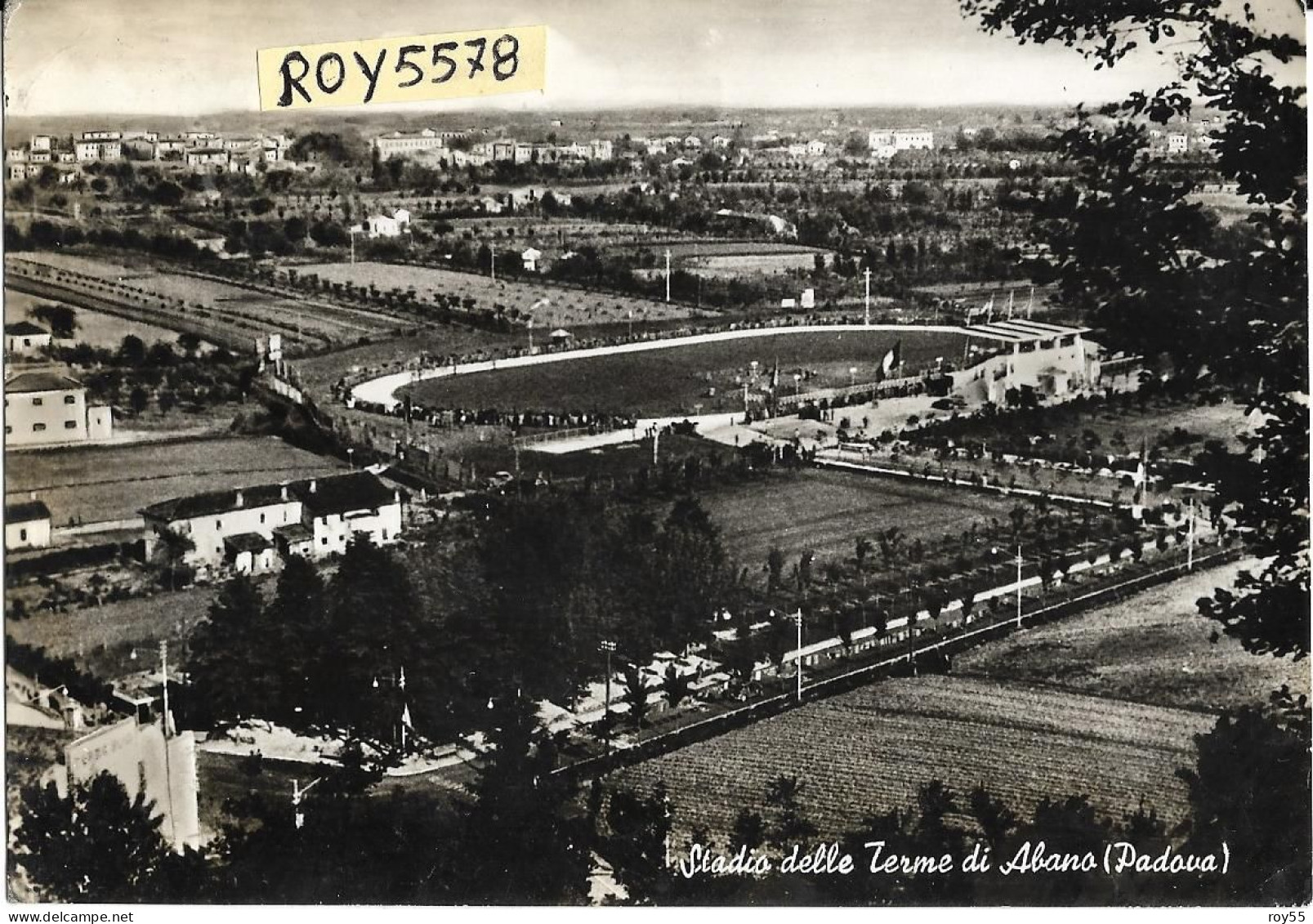 Stadium Estadio Stade Stadio Campo Di Calcio Abano Terme Padova Veneto Anni 50 - Soccer