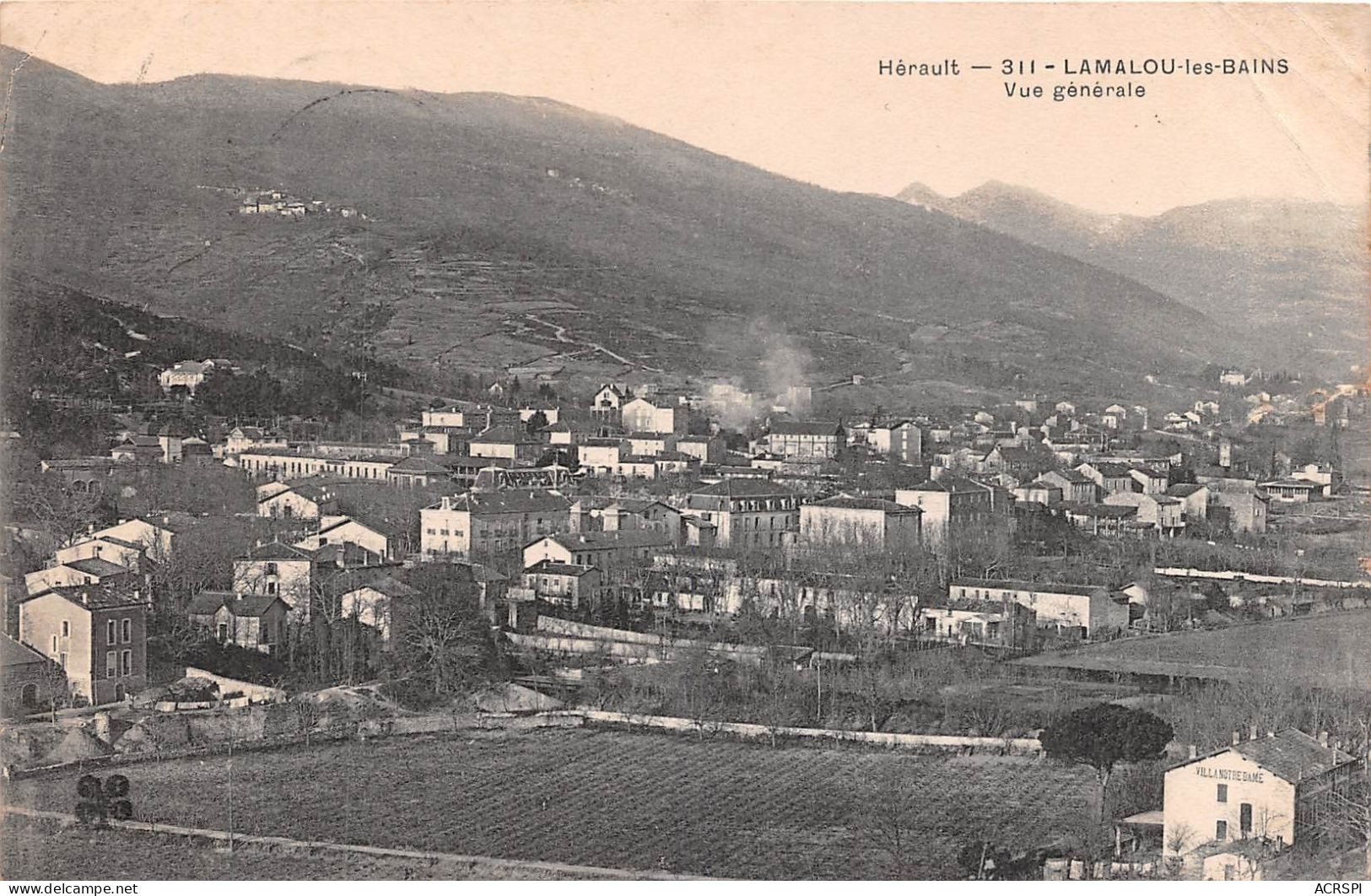 LAMALOU LES BAINS Vue Generale 26(scan Recto-verso) MA907 - Lamalou Les Bains