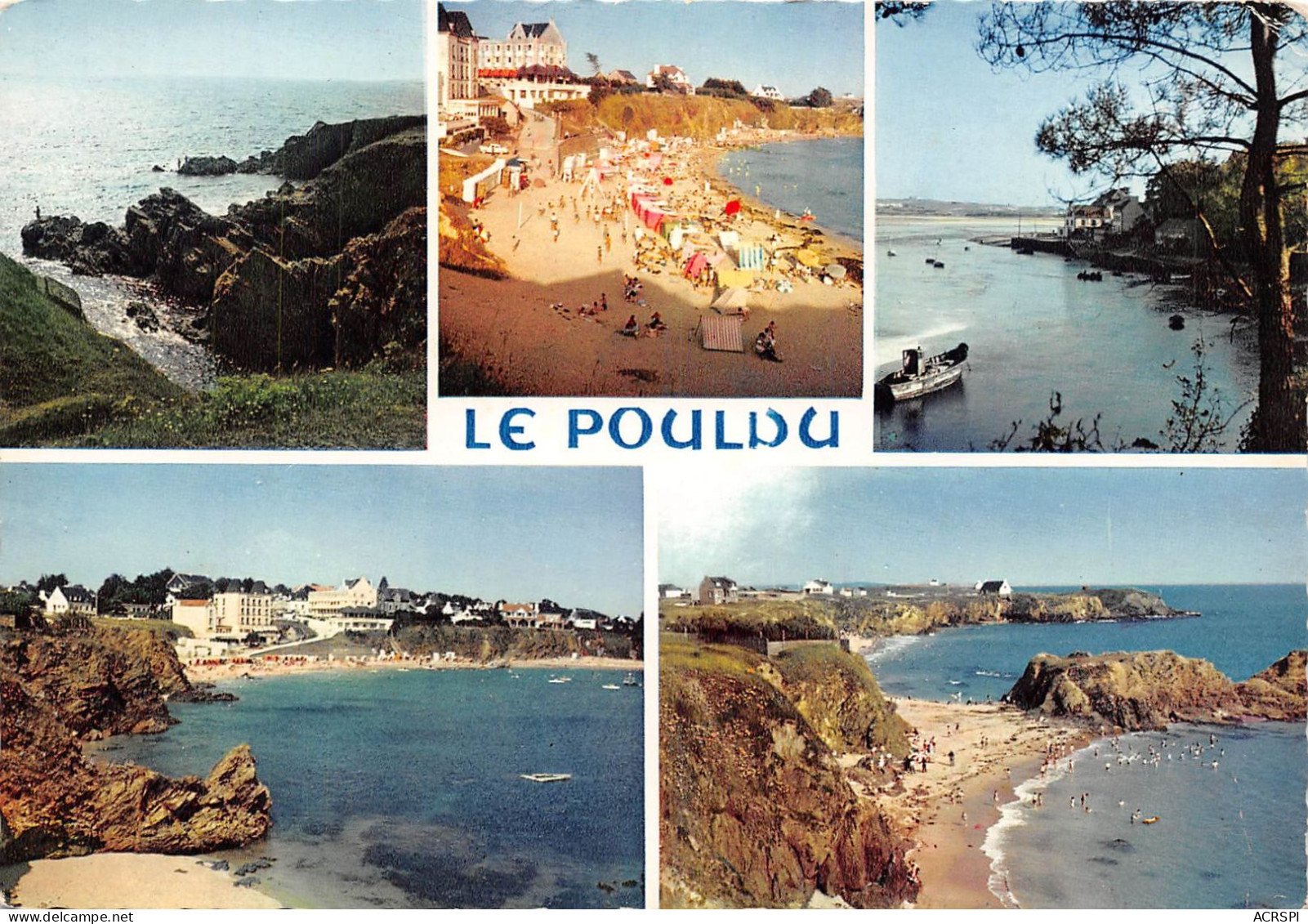 LE POULDU Les Plages La Riviere Et Les Falaises 7(scan Recto-verso) MA906 - Le Pouldu